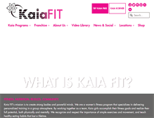 Tablet Screenshot of kaiafit.com